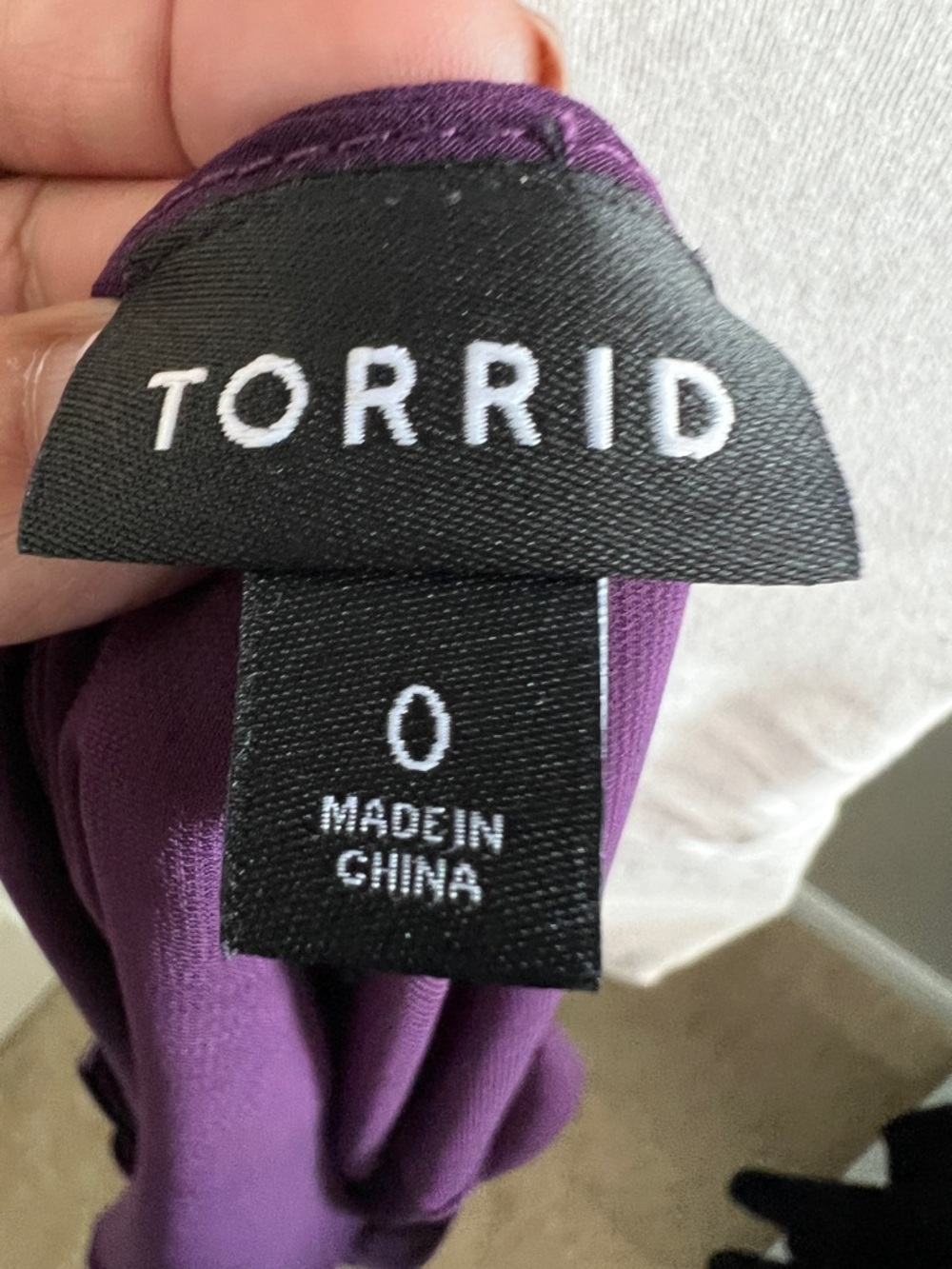 torrid Purple Cami ajustable strap V Neck cami